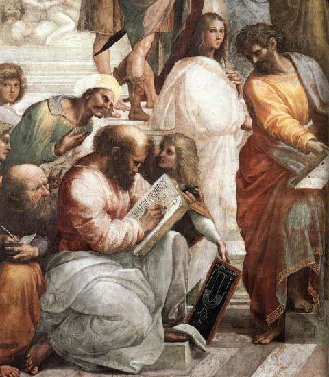 RAFFAELLO Sanzio The School of Athens china oil painting image